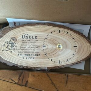 Brand new, personalized uncle clock
